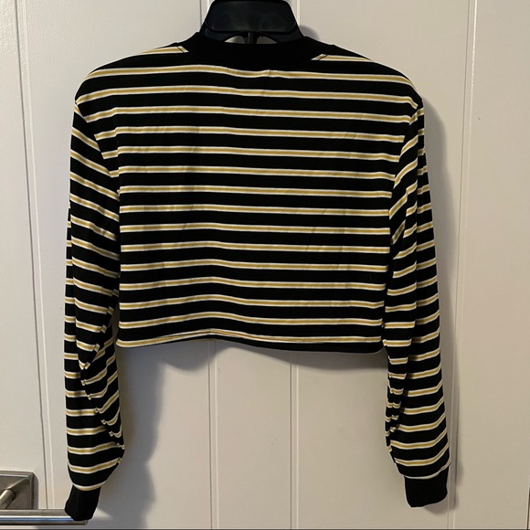AE striped cropped long sleeve tee - Picture 2 of 3